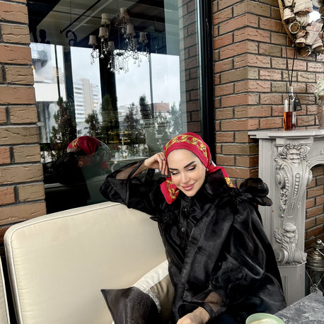 Tasarım organze gömlek