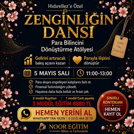 zenginliğin Dansı PARA BİLİNCİNİ DÖNÜSTÜR 