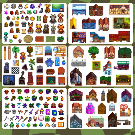 stardew valley sticker seti