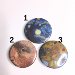 3'lü set van gogh rozet
