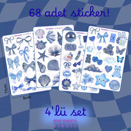 Mavili Sticker Seti