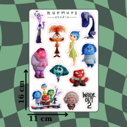 inside out 2 sticker sayfası