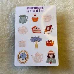estetik coquette sticker sayfası