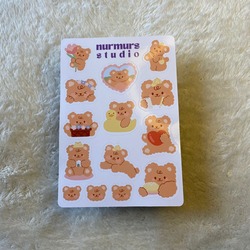 ayıcıklar sticker sayfası