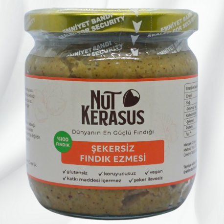 Şekersiz Fındık Ezmesi - 350 gr.
