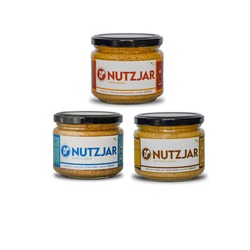 Nutzjar Parçacıklı (badem, Fındık, Yer Fıstığı) Tanışma Paketi 3*300g 