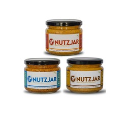 Nutzjar Parçacıklı Şekersiz (badem, Fındık, Yer Fıstığı) Tanışma Fit Paketi 3*300g
