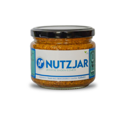 Nutzjar Parçacıklı Şekersiz Badem Ezmesi 300g