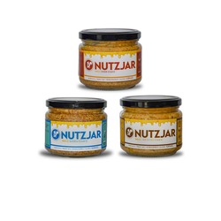 Nutzjar Parçacıklı Ballı (badem, Fındık, Yer Fıstığı) Tanışma Paketi 3*300g 