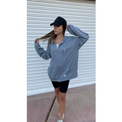 Serit Detay Oversize Unisex Hirka