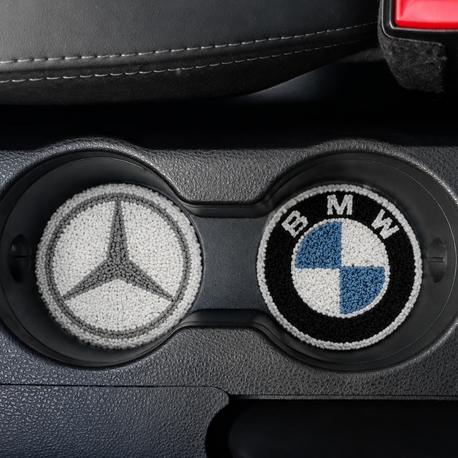Mercedes araç bardak altlığı 2 tane