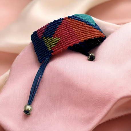 Kilim desen makrome bileklik