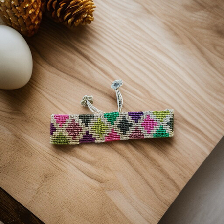 Kilim desen makrome bileklik 