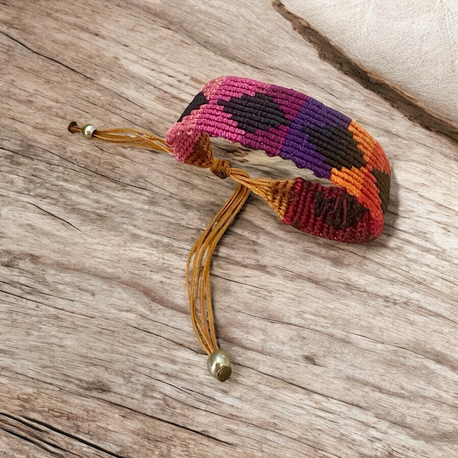 Kilim desen makrome bileklik