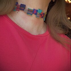 Patch choker -tasma kolye