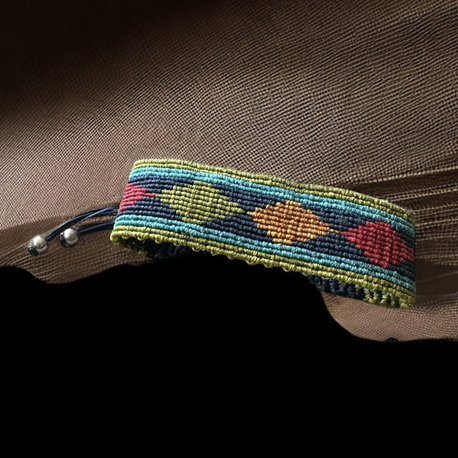 Kilim desen makrome bileklik