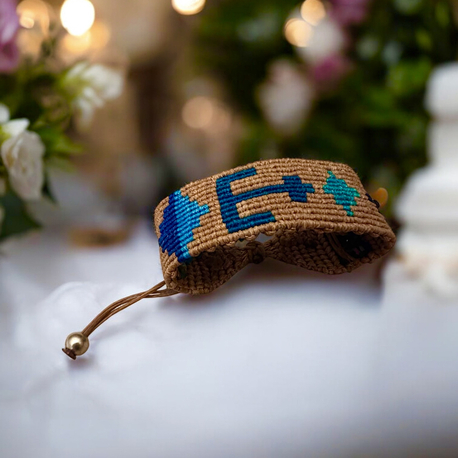 Kilim desen makrome bileklik 