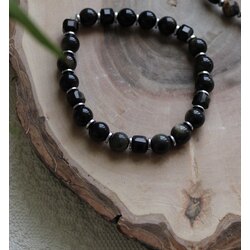 Obsidyen&hematit 