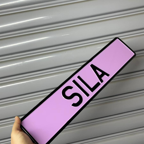 PREMİUM PEMBE DEKOR PLAKA