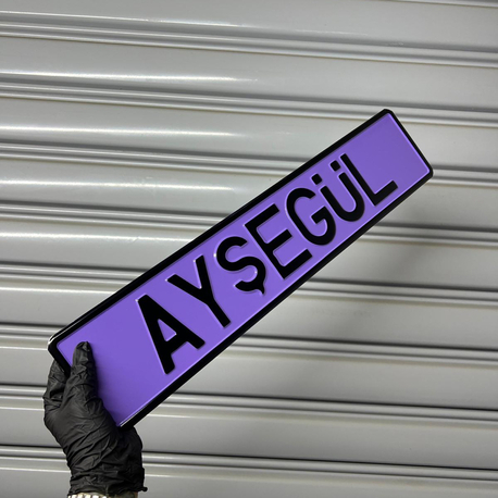 PREMİUM MOR DEKOR PLAKA