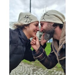 Sevgili Bereleri Salaş (Krem) 2 Adet Cin Ali-Cin Ayşe