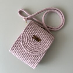 Pudra Pembe Tak Çık Mini Çanta