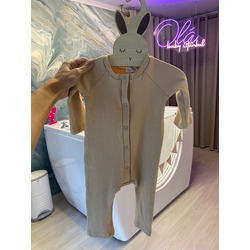 Bebek Unisex Krem Renk Uzun Tulum