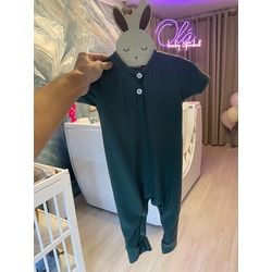 Bebek Unisex Fitilli Petrol Mavisi Tulum