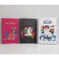 UNICORN SPIRAL ÇİZGİLİ DEFTER