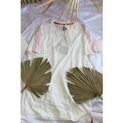 Prada Kol Detaylı Basic T-Shirt