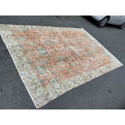 6’7” x 10’1” feet Antique Oushak A-33
