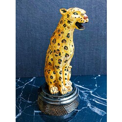 leopar heykel el boyaması