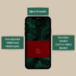 Davetiyeniz Varsa Zarf İçine Yerleştirilerek Oluşturulan Online Davetiye (Video)