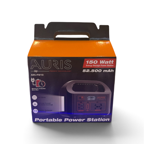  AURIS ARS-PW10 Taşınabilir Power Station – 150W | 52.500 mAh