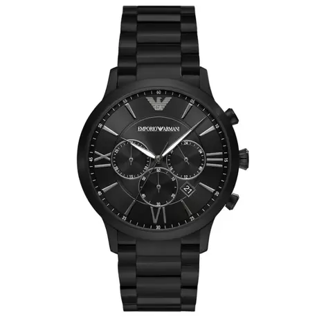 Emporio Armani AR11349 Erkek Kol Saati – Tam Siyah / Chronograph / 43 mm