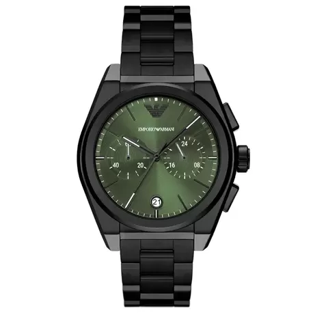 Emporio Armani AR11562 Erkek Kol Saati – Siyah / Yeşil / Çelik