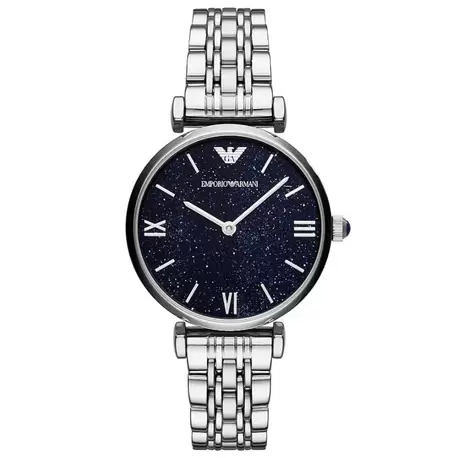 Emporio Armani AR11091 Kadın Kol Saati – Mavi Işıltılı Kadran / Çelik Bilezik