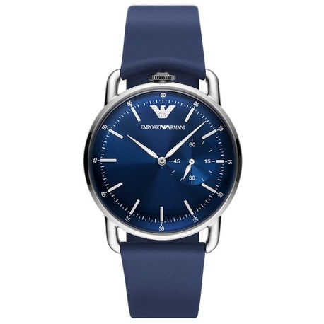 Emporio Armani AR11335 Erkek Kol Saati – Mavi Deri / 41 mm / 5 ATM