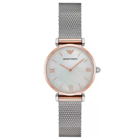 Emporio Armani AR2067 Kadın Kol Saati – İnci Kadran / Rose Gold / Milaneze
