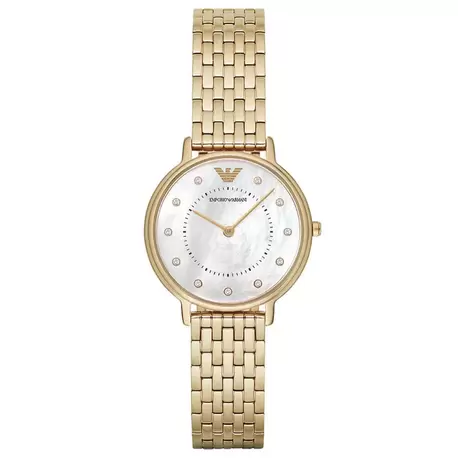 Emporio Armani AR11007 Kadın Kol Saati – Altın Ton / Anne İnci Kadran