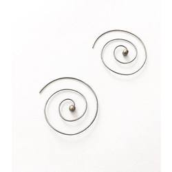 Spiral Gümüş Küpe