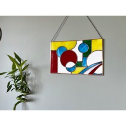 Retro Tasarım Vitray Panel