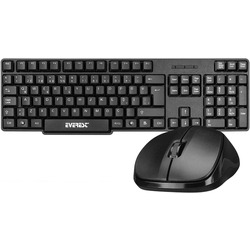 Everest KM-6852 Siyah Usb Kablosuz Combo Q Standart Klavye + Mouse Set