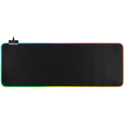 Rampage MP-24 Siyah RGB Ledli Gaming Mouse Pad