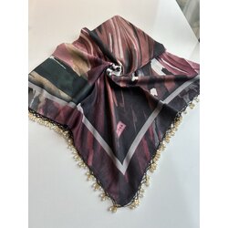 Desenli el emeği boncuklu yazma (stok kodu 206)