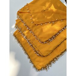 SARI inci boncuklu yazma