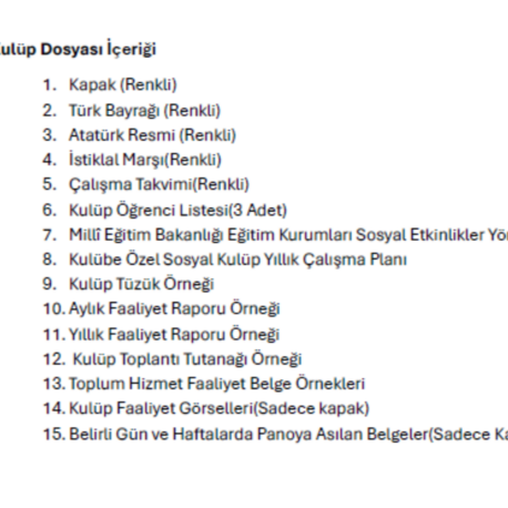 Kulüp Dosyası