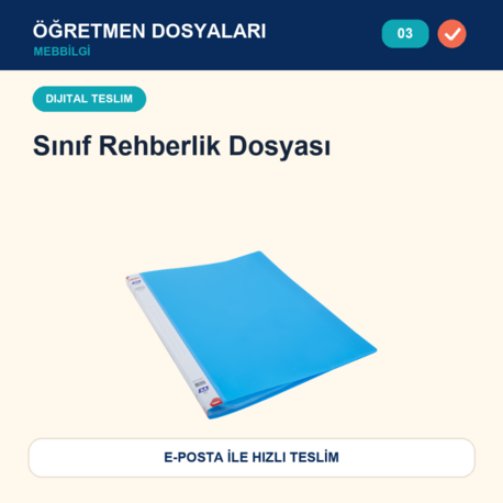 03-Maarif Modeli Uyumlu Sınıf Rehberlik Dosyası — Dijital Teslim