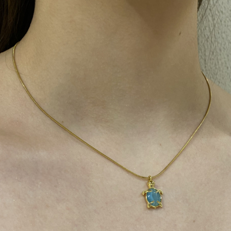 Gold/Silver Kaplumbağa Kolye