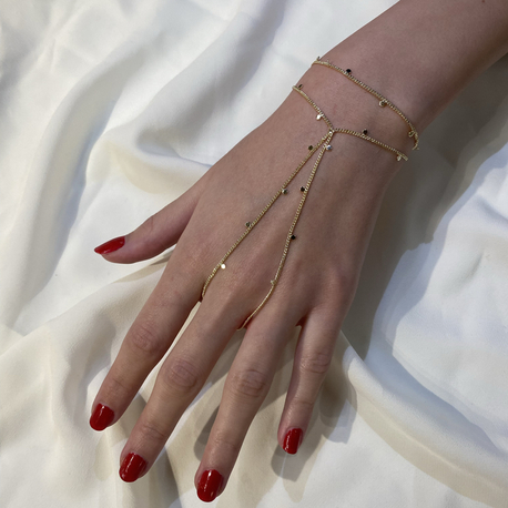 Gold/Gümüş Mini Yuvarlak Detaylı Şahmeran